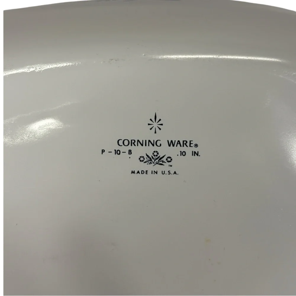 Vintage Corning Ware Blue Cornflower P-10-B Casserole Baking Dish NO LID